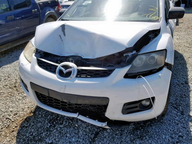 JM3ER293070106373 - 2007 MAZDA CX-7 WHITE photo 9