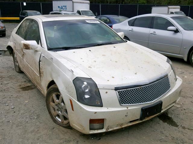 1G6DP577760136635 - 2006 CADILLAC CTS HI FEA WHITE photo 1