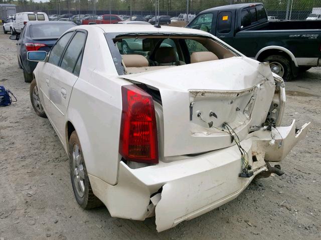 1G6DP577760136635 - 2006 CADILLAC CTS HI FEA WHITE photo 3