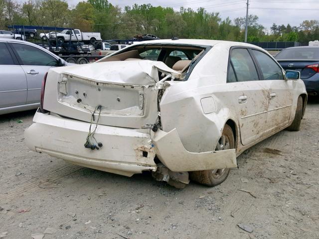 1G6DP577760136635 - 2006 CADILLAC CTS HI FEA WHITE photo 4