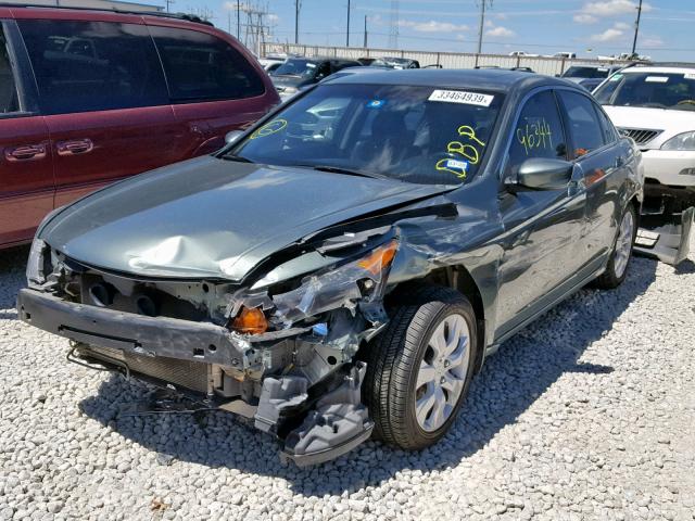 1HGCP2F85AA154492 - 2010 HONDA ACCORD EXL GREEN photo 2