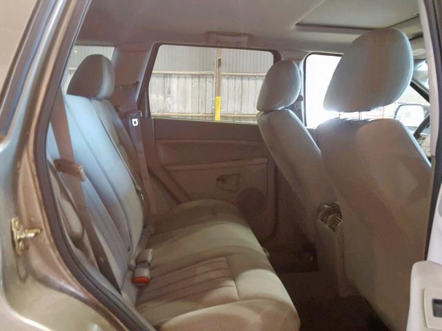 1J4GS48K55C505019 - 2005 JEEP GRAND CHER TAN photo 6