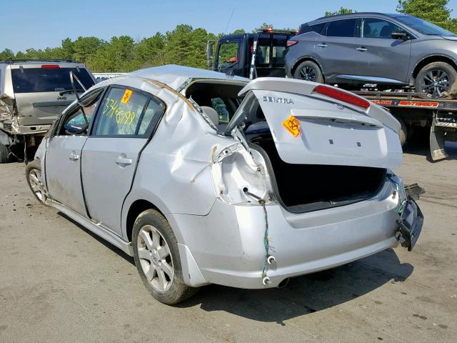 3N1AB6APXCL640644 - 2012 NISSAN SENTRA 2.0 GRAY photo 3