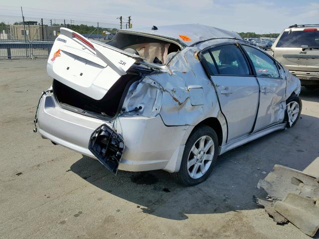 3N1AB6APXCL640644 - 2012 NISSAN SENTRA 2.0 GRAY photo 4