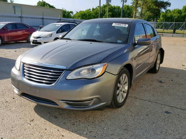 1C3CCBBB7CN166784 - 2012 CHRYSLER 200 TOURIN GRAY photo 2