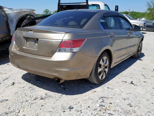 JHMCP26838C049364 - 2008 HONDA ACCORD EXL TAN photo 4