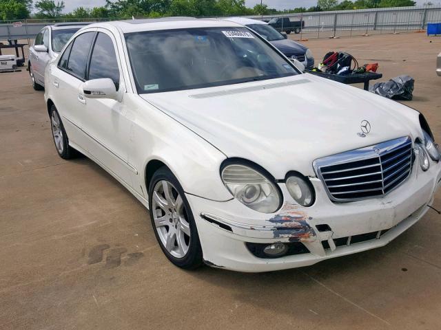 WDBUF56X67B012121 - 2007 MERCEDES-BENZ E 350 WHITE photo 1