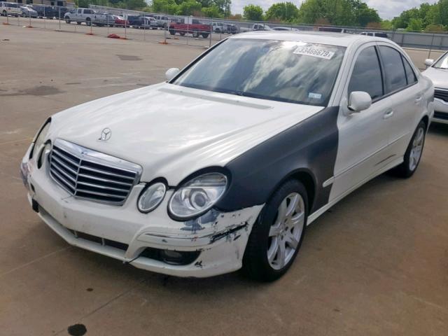 WDBUF56X67B012121 - 2007 MERCEDES-BENZ E 350 WHITE photo 2