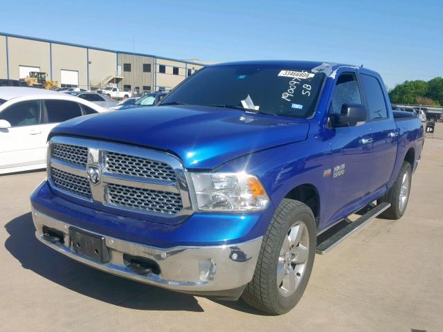 1C6RR7LT4GS138951 - 2016 RAM 1500 SLT BLUE photo 2