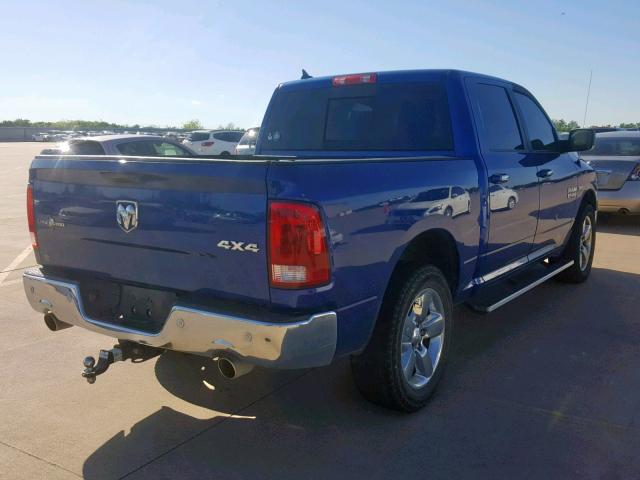 1C6RR7LT4GS138951 - 2016 RAM 1500 SLT BLUE photo 4