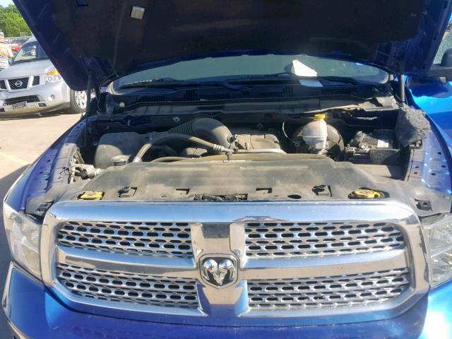 1C6RR7LT4GS138951 - 2016 RAM 1500 SLT BLUE photo 7