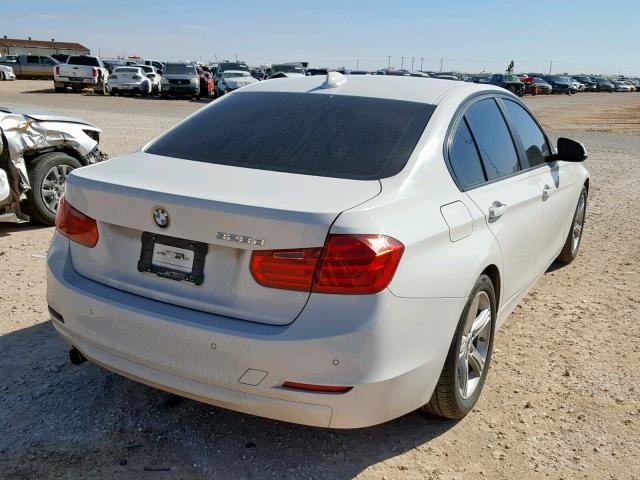 WBA3D3C51EK155417 - 2014 BMW 328 D WHITE photo 4