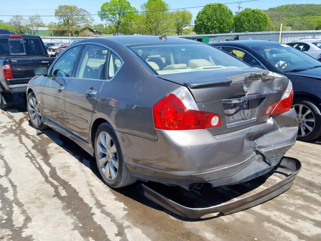 JNKBY01E87M402264 - 2007 INFINITI M45 BASE TAN photo 3