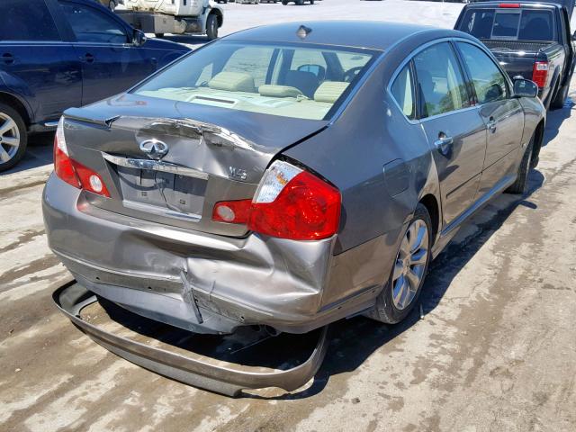 JNKBY01E87M402264 - 2007 INFINITI M45 BASE TAN photo 4