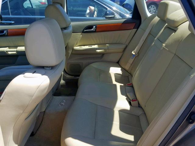 JNKBY01E87M402264 - 2007 INFINITI M45 BASE TAN photo 6