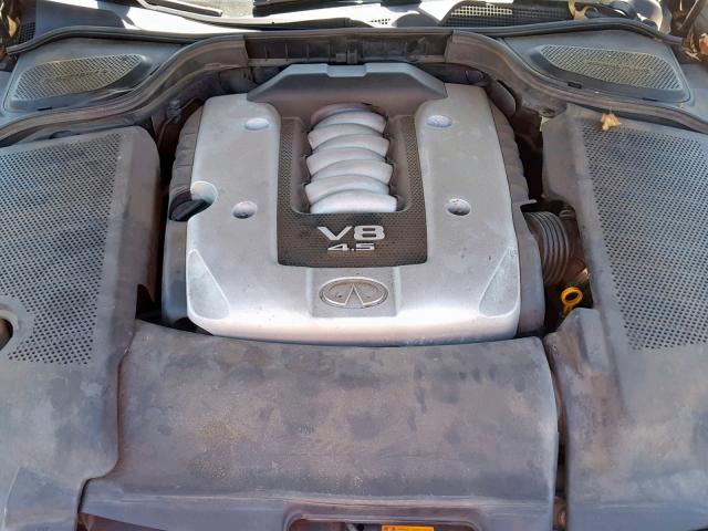 JNKBY01E87M402264 - 2007 INFINITI M45 BASE TAN photo 7