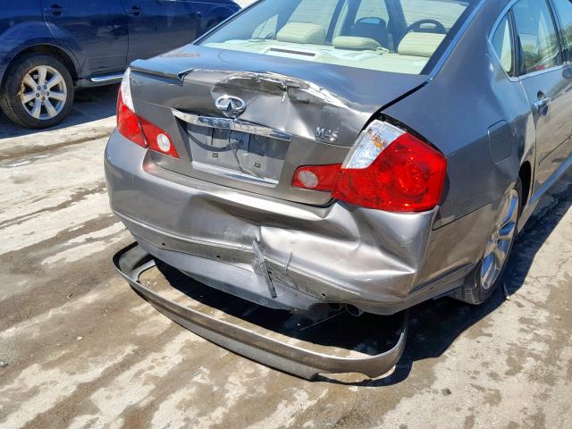 JNKBY01E87M402264 - 2007 INFINITI M45 BASE TAN photo 9