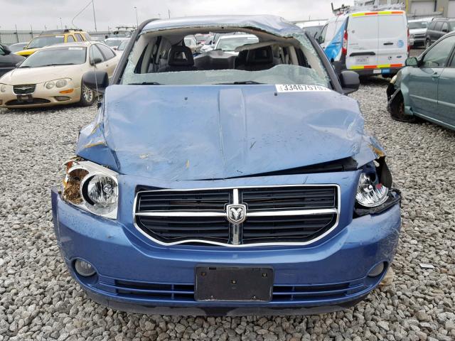 1B3HB48B27D154319 - 2007 DODGE CALIBER SX BLUE photo 7