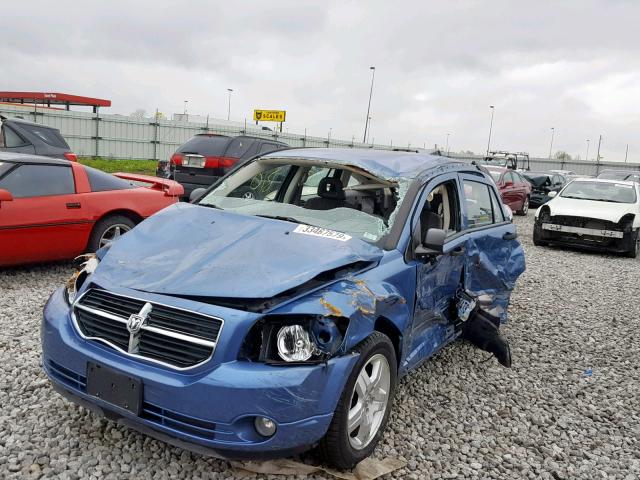 1B3HB48B27D154319 - 2007 DODGE CALIBER SX BLUE photo 9