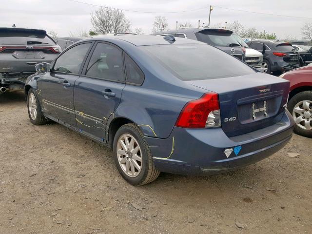 YV1MS382182375070 - 2008 VOLVO S40 2.4I BLUE photo 3