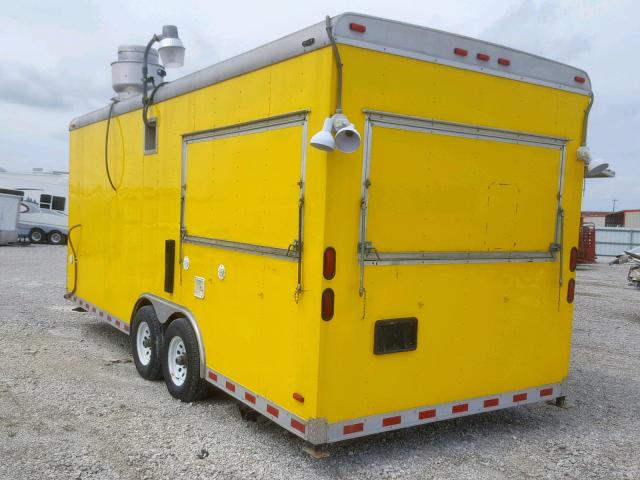 47ZAB20256X042051 - 2006 PACE UTILITY YELLOW photo 3