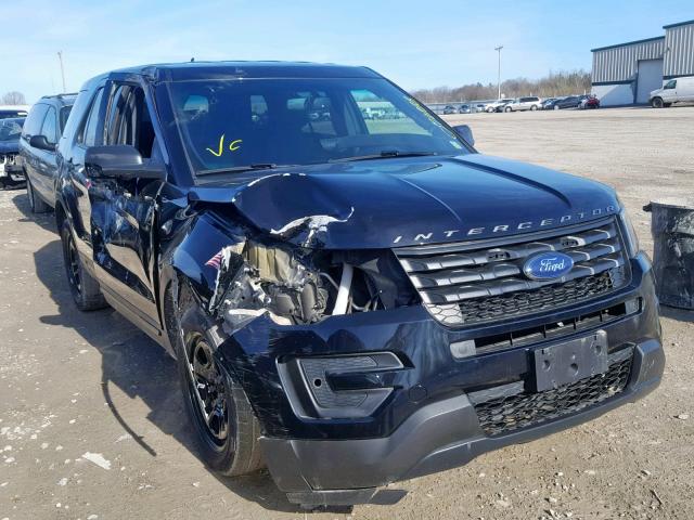 1FM5K8AT0HGA24191 - 2017 FORD EXPLORER P BLACK photo 1