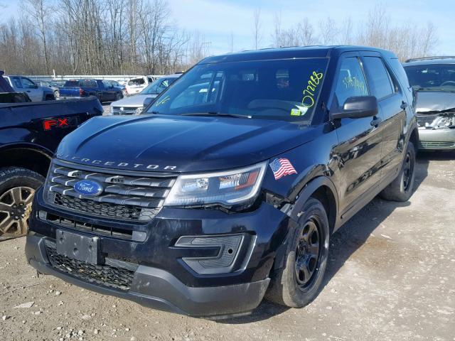 1FM5K8AT0HGA24191 - 2017 FORD EXPLORER P BLACK photo 2