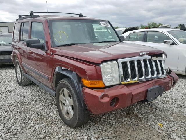 1J8HG48K37C546305 - 2007 JEEP COMMANDER 栗色 照片 1