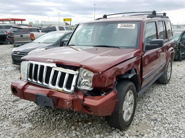 1J8HG48K37C546305 - 2007 JEEP COMMANDER 栗色 照片 2