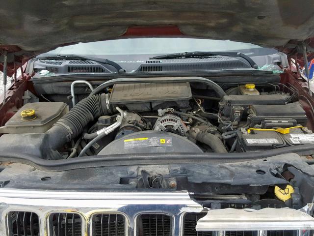 1J8HG48K37C546305 - 2007 JEEP COMMANDER 栗色 照片 7