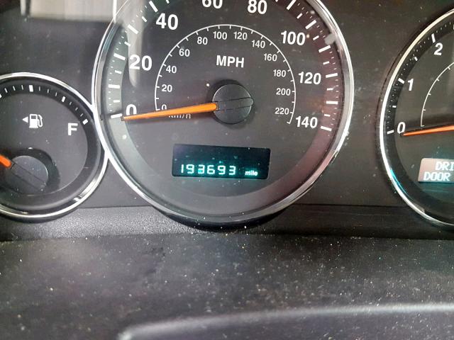 1J8HG48K37C546305 - 2007 JEEP COMMANDER 栗色 照片 8