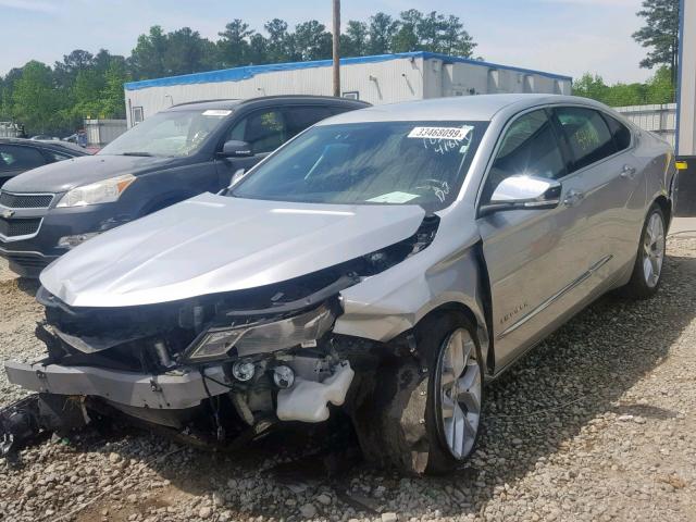 1G1145S33HU117839 - 2017 CHEVROLET IMPALA PRE ვერცხლისფერი ფოტო 2