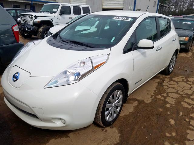 1N4AZ0CP5DC425436 - 2013 NISSAN LEAF S  photo 2