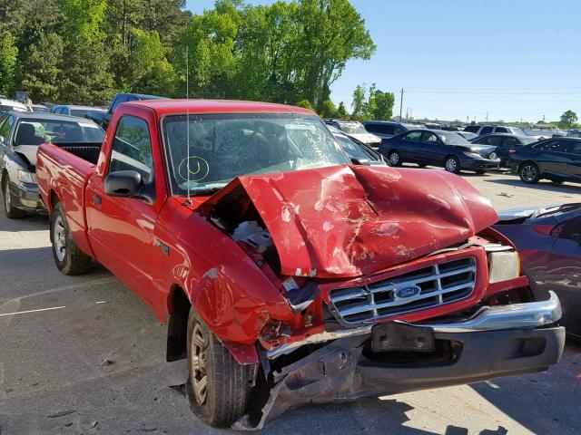 1FTYR10C21TA14913 - 2001 FORD RANGER RED photo 1