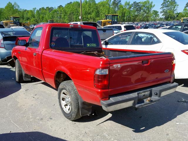 1FTYR10C21TA14913 - 2001 FORD RANGER RED photo 3