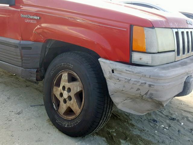 1J4FX58S7SC773696 - 1995 JEEP GRAND CHER RED photo 9