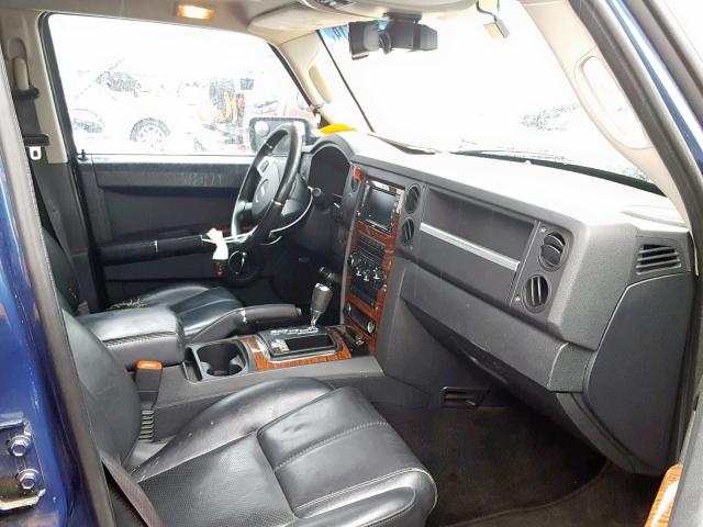 1J8HG58208C111197 - 2008 JEEP COMMANDER BLUE photo 5