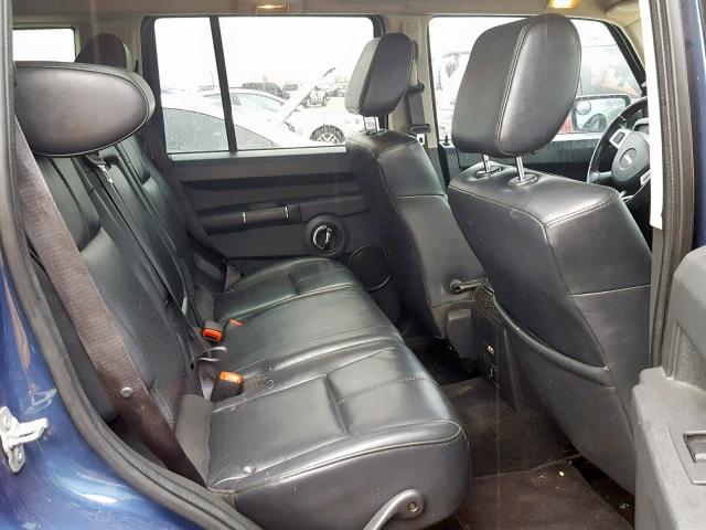 1J8HG58208C111197 - 2008 JEEP COMMANDER BLUE photo 6