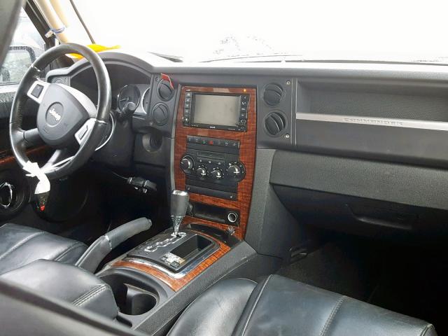 1J8HG58208C111197 - 2008 JEEP COMMANDER BLUE photo 9