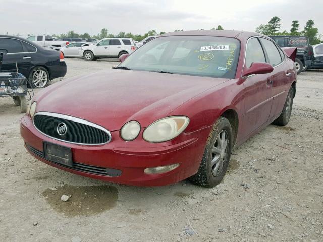 2G4WD582061183331 - 2006 BUICK LACROSSE C RED photo 2