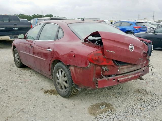 2G4WD582061183331 - 2006 BUICK LACROSSE C RED photo 3