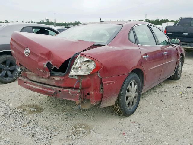 2G4WD582061183331 - 2006 BUICK LACROSSE C RED photo 4