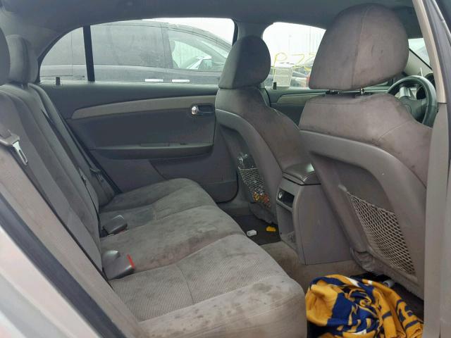 1G1ZA5EK4A4141992 - 2010 CHEVROLET MALIBU LS SILVER photo 6