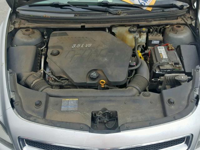 1G1ZA5EK4A4141992 - 2010 CHEVROLET MALIBU LS SILVER photo 7