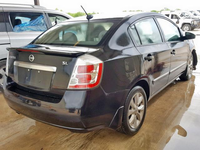 3N1AB6AP3CL695131 - 2012 NISSAN SENTRA 2.0 BLACK photo 4