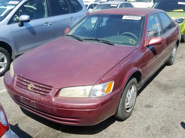 JT2BG22K7W0167455 - 1998 TOYOTA CAMRY CE MAROON photo 2