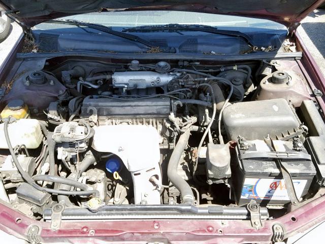 JT2BG22K7W0167455 - 1998 TOYOTA CAMRY CE MAROON photo 7