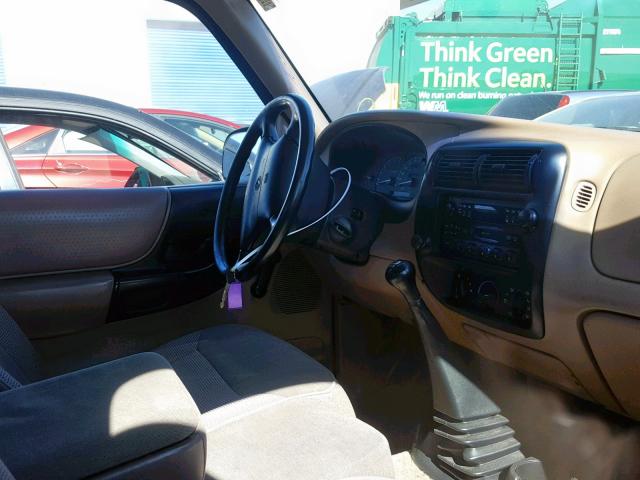 4F4CR16A4VTM13979 - 1997 MAZDA B2300 CAB GREEN photo 5