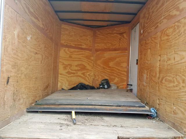 54GVC10T3J7029917 - 2018 CARGO TRAILER BLACK photo 6