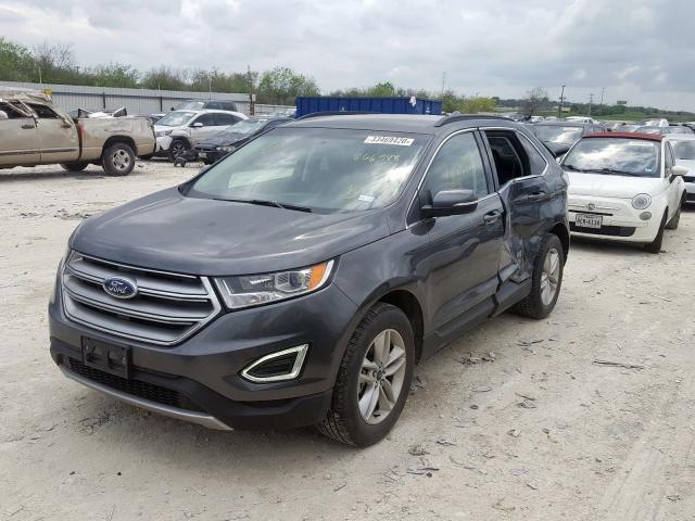 2FMTK3J86FBB66488 - 2015 FORD EDGE SEL  photo 2